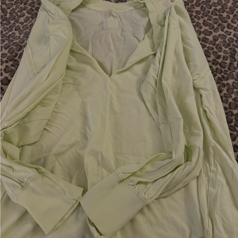 FP Movement by Free People Light Green Long Sleeve Top